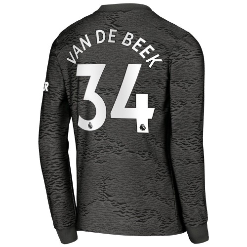 Manchester United Dres Donny van de Beek 34 Gostujući 2020/21 Dugim Rukavima Manchester United Dres Donny van de Beek 34 Gostujući 2020/21 Dugim Rukavima